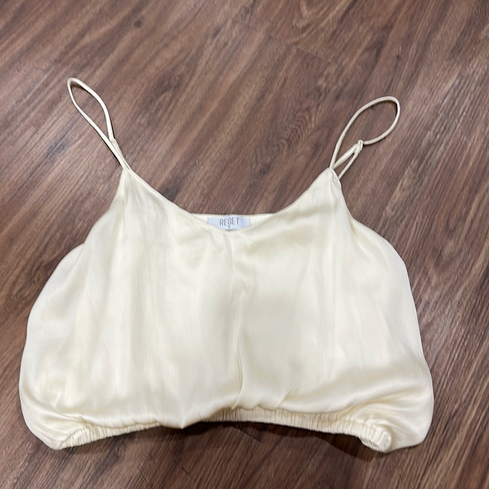 Champagne Cami Crop